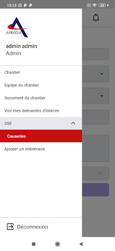 Android application Arkédia Mobile screenshort