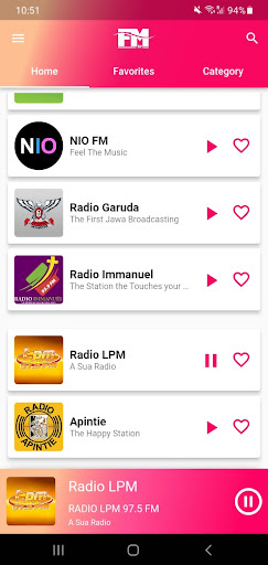 FM.sr Official Suriname Radio Screen 2