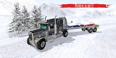 冬の雪のピックアップトラックのおすすめ画像4