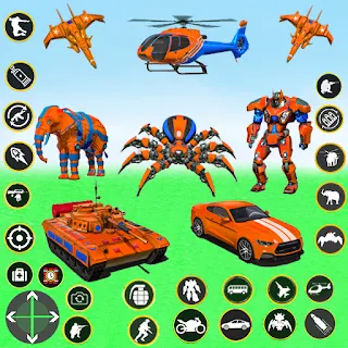 Spider Mech Wars - Robot Game apk