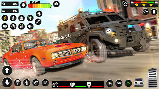 Police Thief Chase Car Games