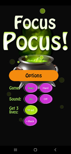 Focus Pocus - attention game Screen 3