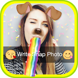 Write Snap Upload  -  Snap Text icon