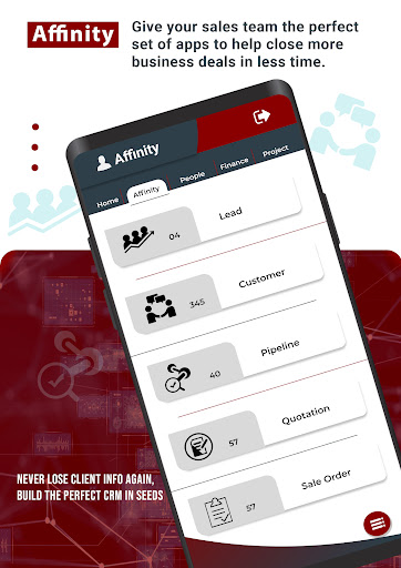 Android application Seedor screenshort