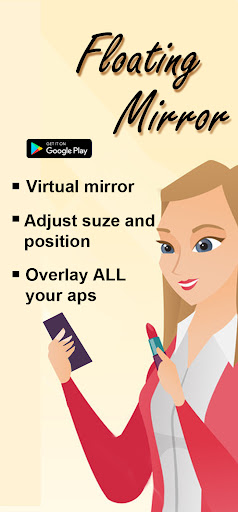 Android application Floating virtual mirror popup screenshort