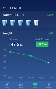 Step Counter - Pedometer Free & Calorie Counter  APK screenshots 10