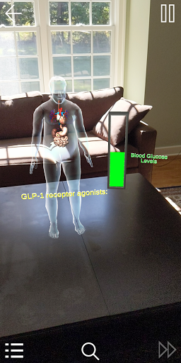 Android application Individualizing Diabetes Care screenshort