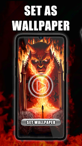 Android application Hell Live Wallpaper screenshort
