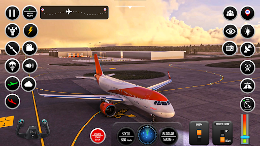 Android application Flight Simulator Airplane Game screenshort