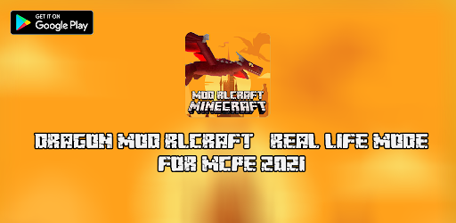 Dragon Mod RLCraft - Real Life Mode for MCPE 2021 cover