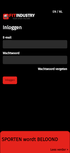 Android application Fit Industry screenshort