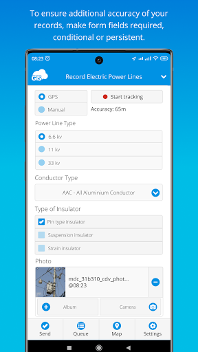 Mobile Data Collection Screenshot