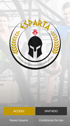 Android application Esparta Centro de Entrenamient screenshort