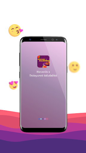 Android application Desayunos saludables screenshort