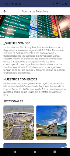 Android application ATEPSA screenshort