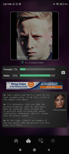 GenderGet Detect your gender with A.I. Classify