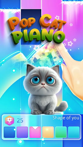 Pop Cat Music Piano Screen 2