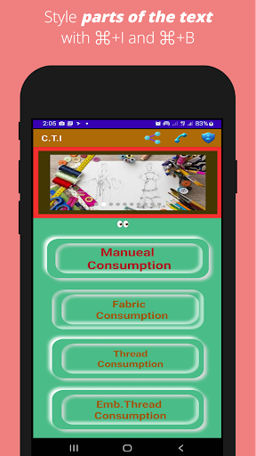 C.T.I - Calculating Tools Screen 2