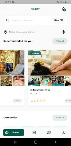 Android application Spalify screenshort