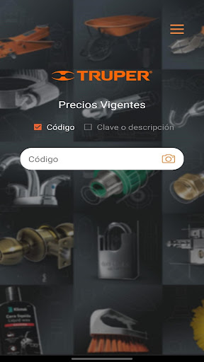 Android application Truprecio screenshort