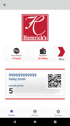 Hamricks More Program Screen 2
