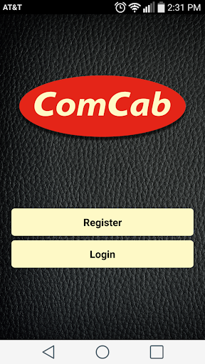 Android application ComCab Birmingham screenshort