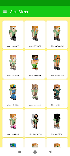 Alex Craft Skins - MC Styles Screen 2