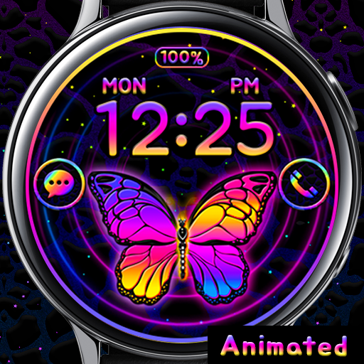 Colorful Butterfly_Watchface logo