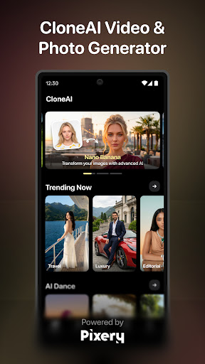 Screenshot of CloneAI AI Video Generator