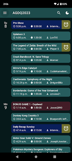 Android application GDQ Reminder screenshort