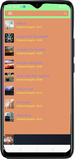 Android application Shalawat Dangdut Penyejuk Hati screenshort