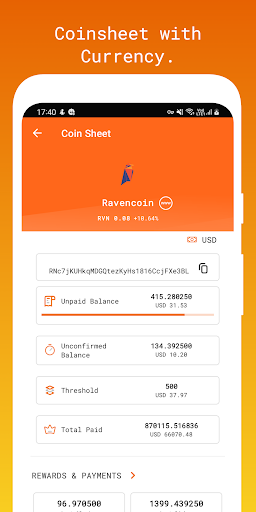 2Miners - Pool Mining Monitor