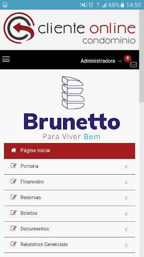 Android application Brunetto App screenshort
