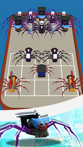 Spider Train Run: Merge Battle Screen 2