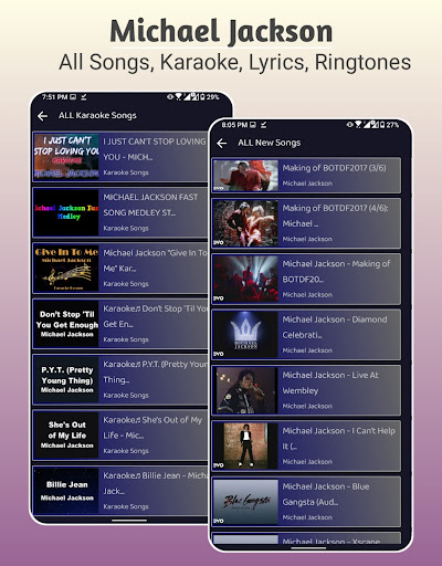 Android application Michael Jackson - All Songs screenshort