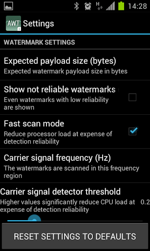 AWT3 Watermark Listener Screen 2