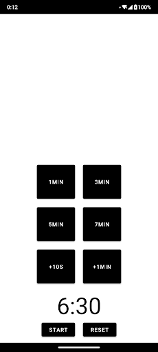 Simple timer Screen 3