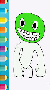 Rainbow Friends Coloring 2