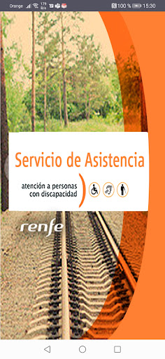 Android application Servicio de Asistencia screenshort