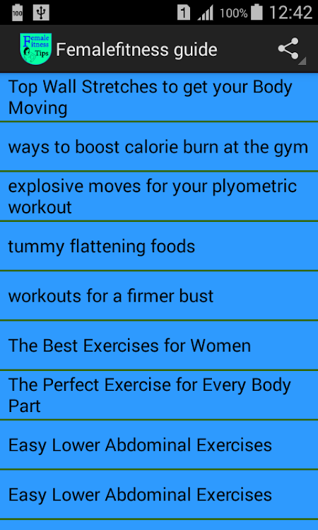 Female fitness guide - 1.5 - (Android)