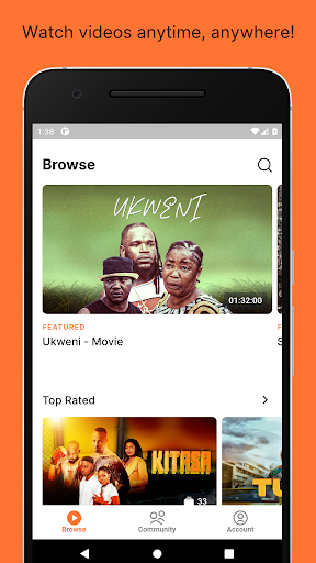 Android application Swahiliflix screenshort