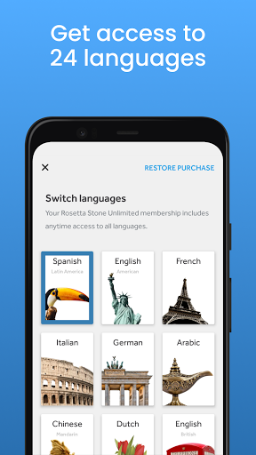تطبيق تعلم اللغات Learn Languages Rosetta Stone (Mod)