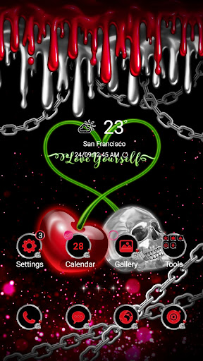 Love Yourself Cherry-Wallpaper Screen 2