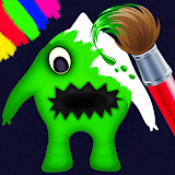Paint Monsters At School icon