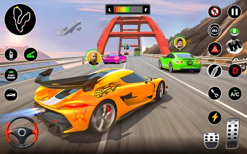 Racing in Highway Car 3D Games