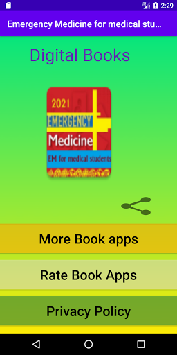 Android application Emergency Medicine Handbook screenshort