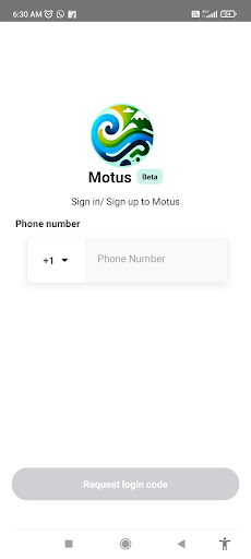 Android application Motus: Group Social Calendar screenshort