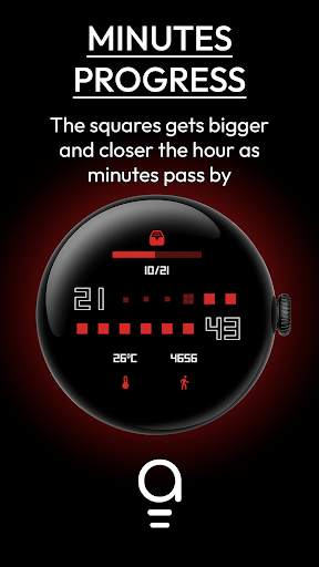 AD SquareShift - Watch Face screenshot 2