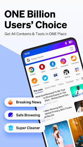 Android application Smart Browser - Fast Explorer screenshort