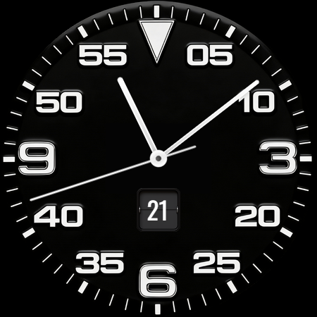 Bold Sport Analog Watch Face